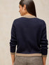 White Stuff Charlotte Collar Cardi Navy Multi