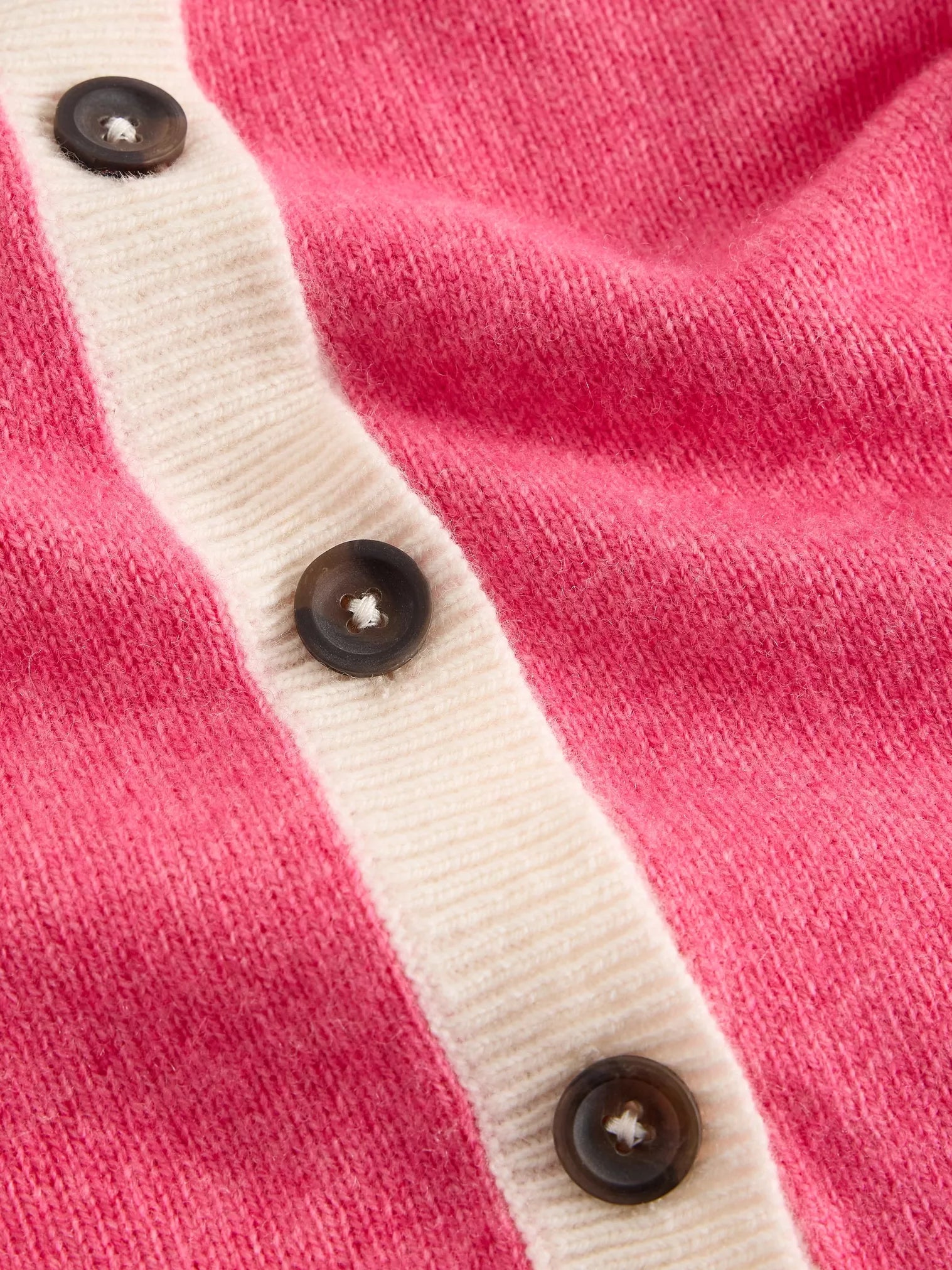 White Stuff Sansa Colourblock Cardi Pink Multi