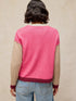 White Stuff Sansa Colourblock Cardi Pink Multi