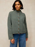 White Stuff Margot Cardi Dark Green