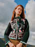 White Stuff Nomad Knit Jacket Grey Multi
