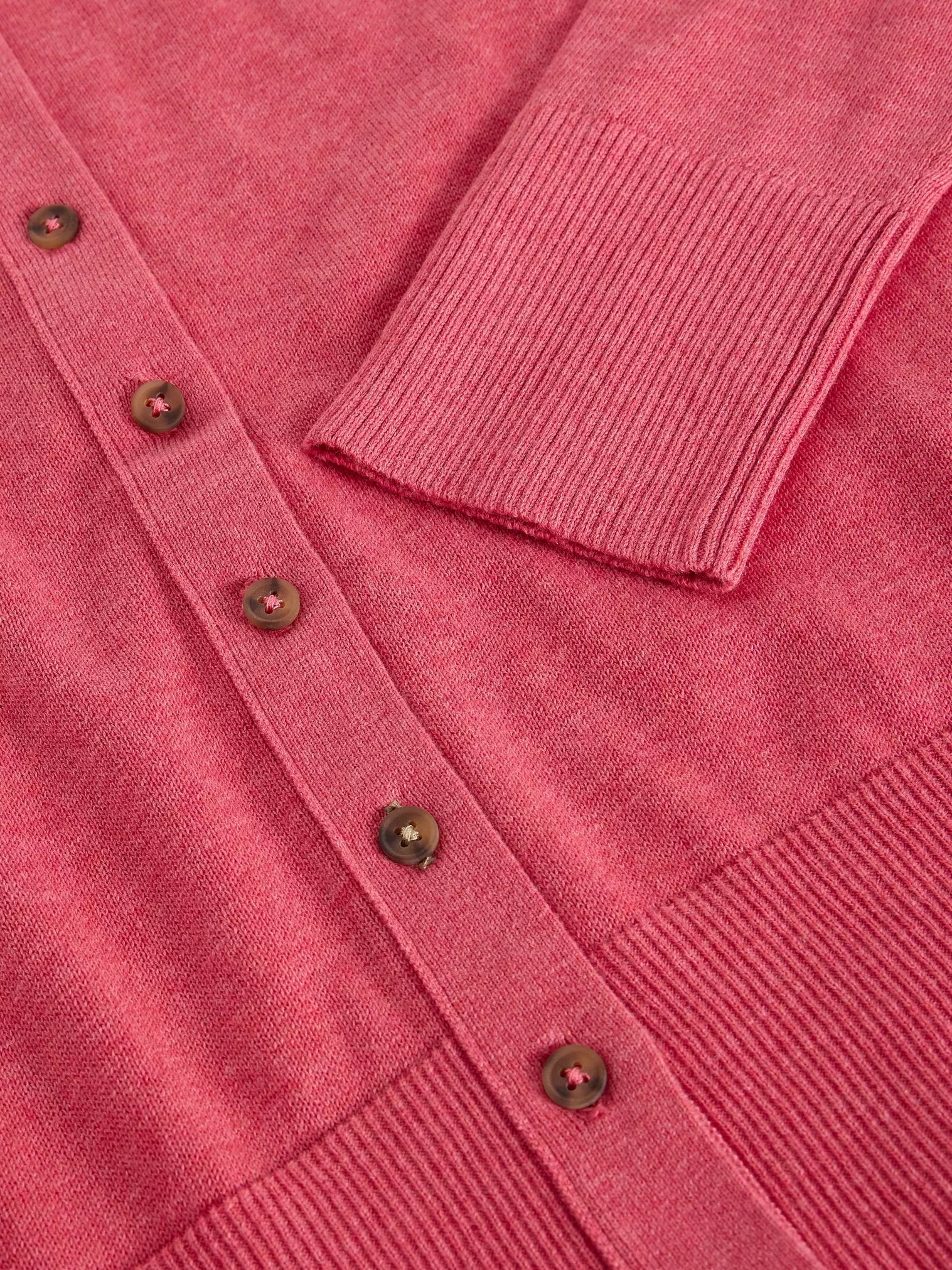 White Stuff Lois Cardi Mid Pink