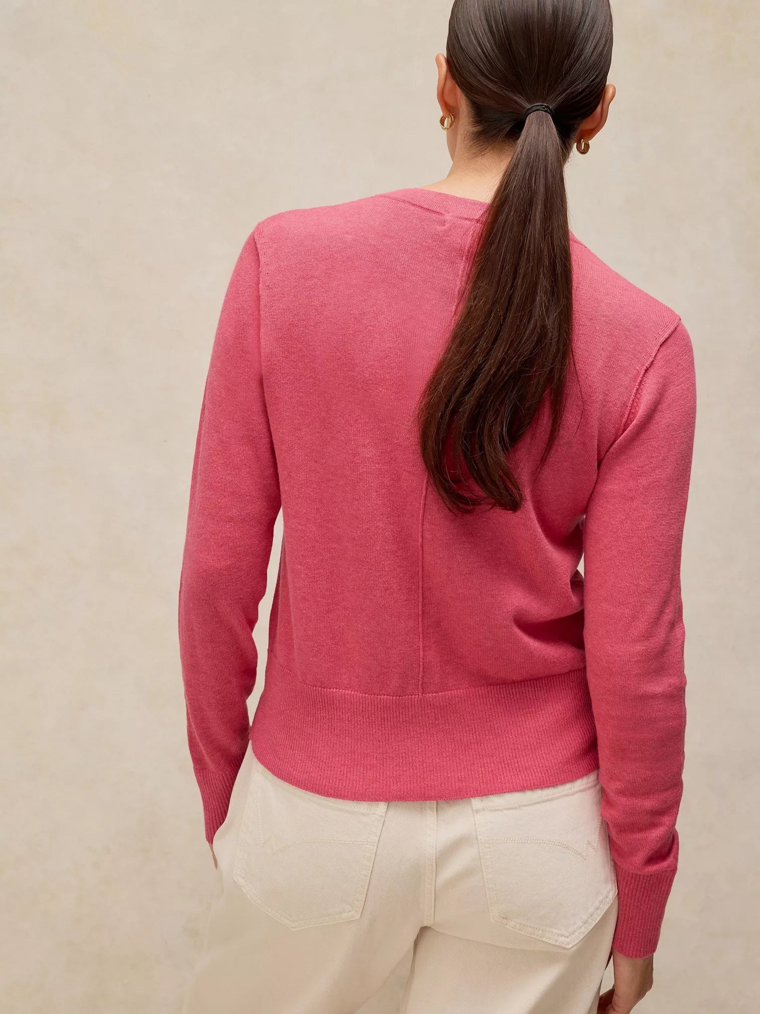 White Stuff Lois Cardi Mid Pink