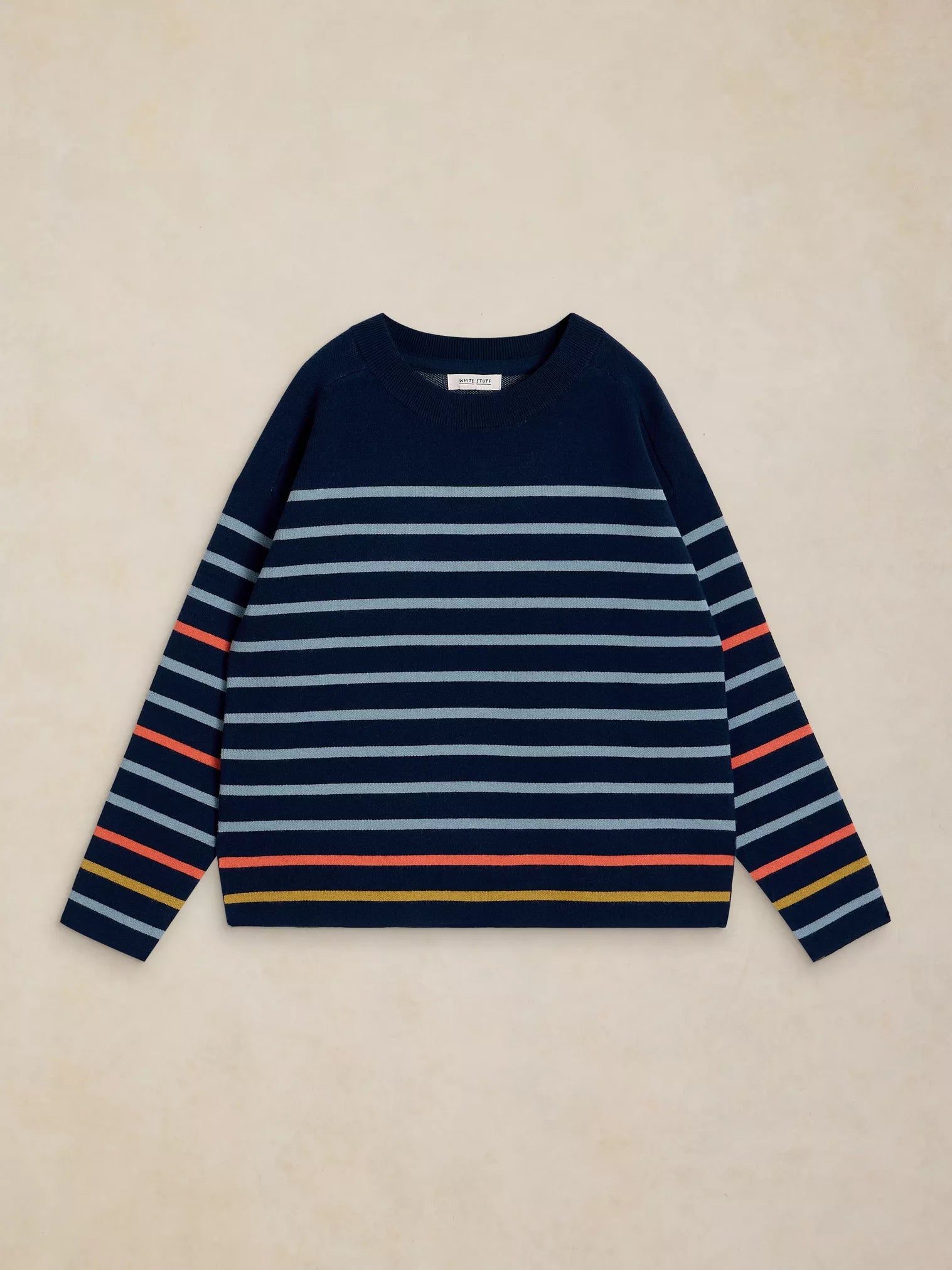 White Stuff Carla Jumper Navy Multi
