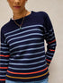 White Stuff Carla Jumper Navy Multi