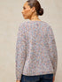 White Stuff Texture V Neck Jumper Light Natural