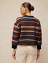 White Stuff Florence Stripe Jumper Navy Multi