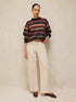 White Stuff Florence Stripe Jumper Navy Multi