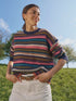 White Stuff Florence Stripe Jumper Navy Multi