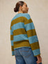 White Stuff Emma Embroidery Stripe Jumper Blue Multi