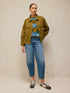 White Stuff Emma Embroidery Stripe Jumper Blue Multi