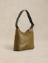 White Stuff Mini Sophia Suede Crossbody Khaki Green