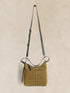 White Stuff Mini Sophia Suede Crossbody Khaki Green