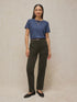 White Stuff Twister Cord Trouser Khaki Green