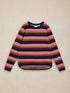 White Stuff Clara Stripe Ls Tee Pink Multi