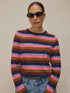 White Stuff Clara Stripe Ls Tee Pink Multi