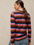 White Stuff Clara Stripe Ls Tee Pink Multi