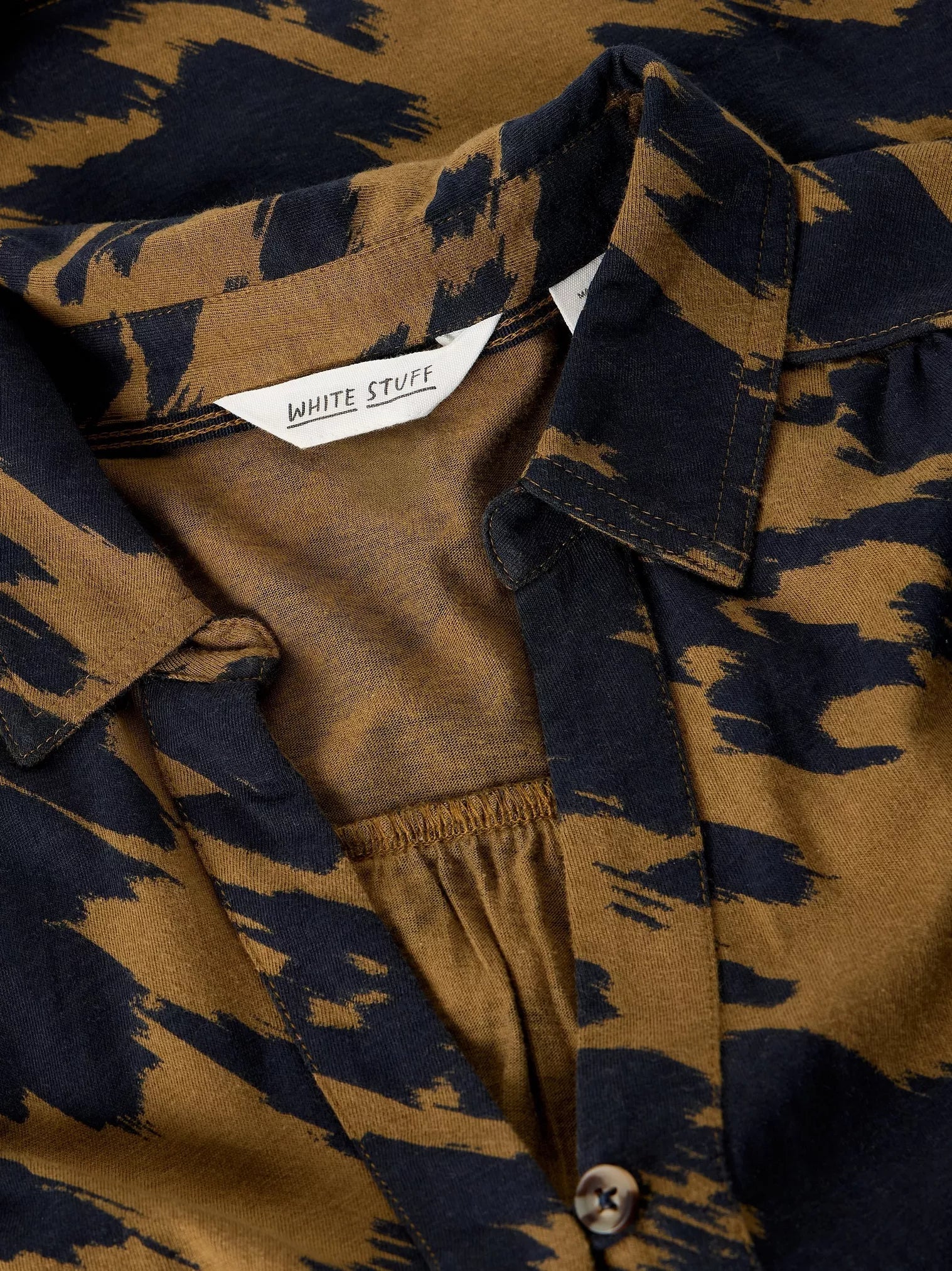 White Stuff Ronley Shirt Green Print