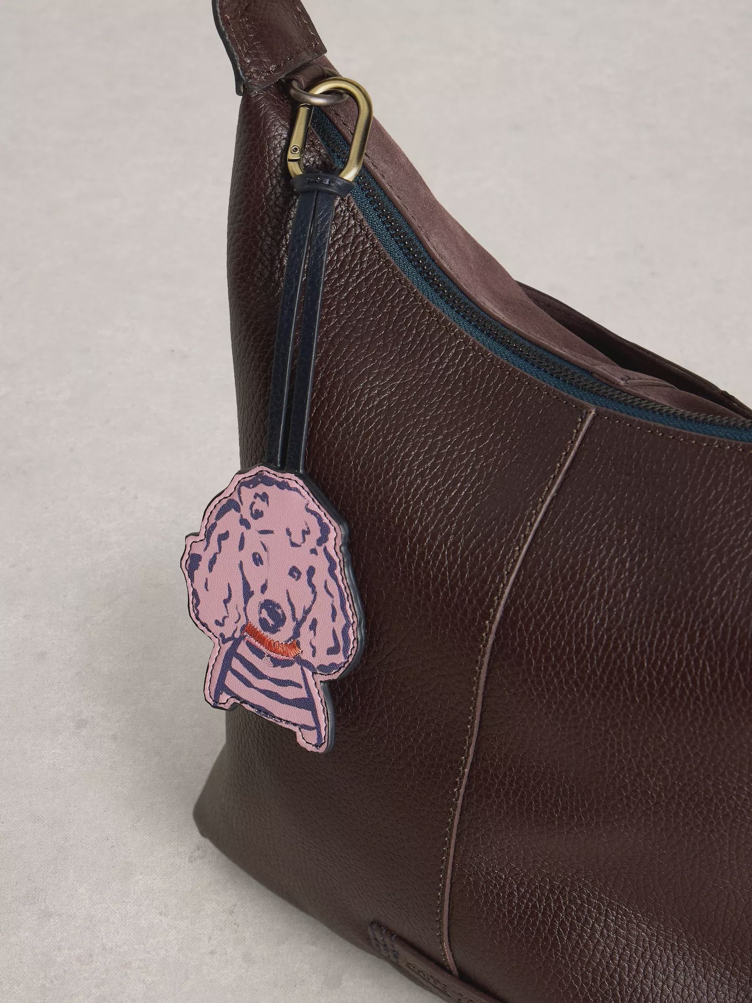 White Stuff Pet Pals Bag Charm Mid Pink