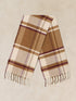 White Stuff Shelley Brushed Check Scarf Natural Multi