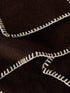 White Stuff Whipstitch Scarf Dark Brown