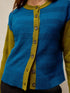 White Stuff Sansa Stitch Cardi Teal Multi