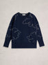 White Stuff Sienna Sparkle Jumper Navy Multi