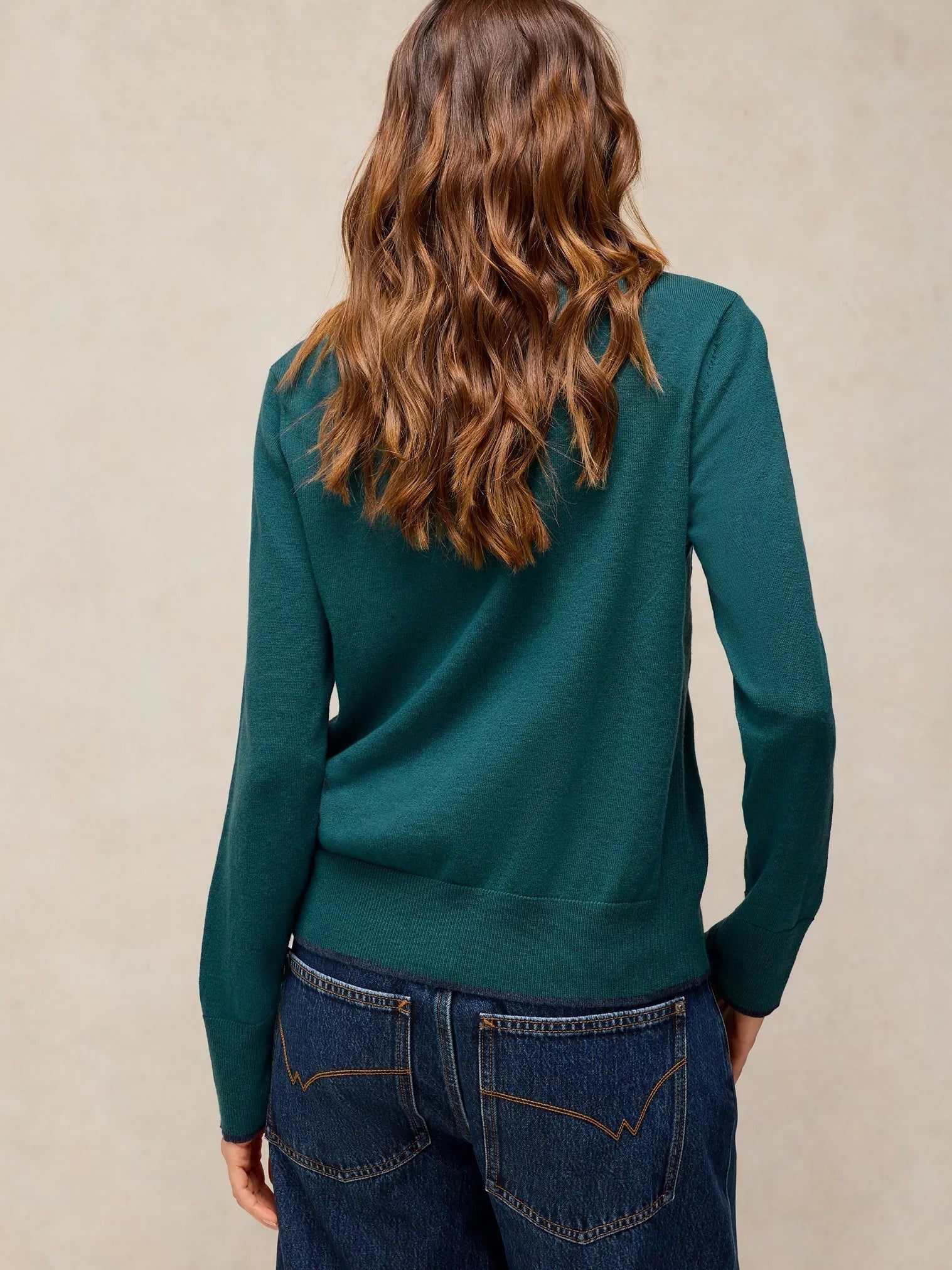 White Stuff Katie Jumper Mid Teal