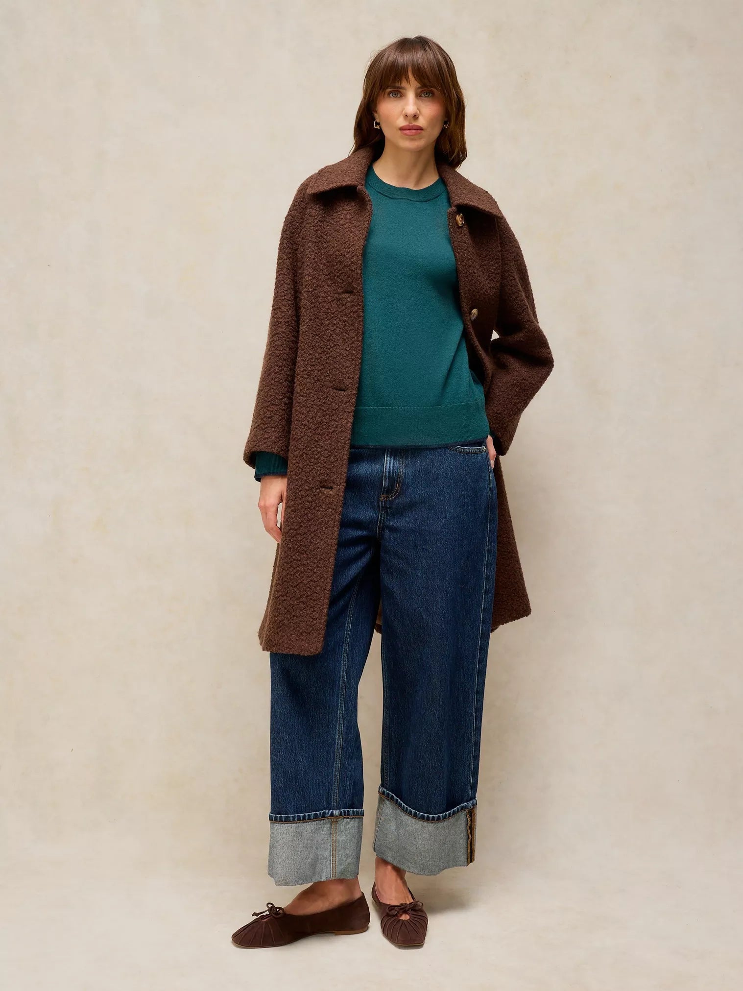 White Stuff Katie Jumper Mid Teal