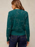 White Stuff Lois Sparkle Cardi Mid Teal