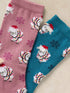 White Stuff 2Pk Fluffy Xmas Sheep Sock Blue Multi