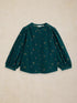 White Stuff Lana Embroidered Cord Top Dark Teal