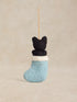 White Stuff Cat Stocking Hanging Dec Blue Multi