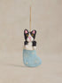 White Stuff Cat Stocking Hanging Dec Blue Multi