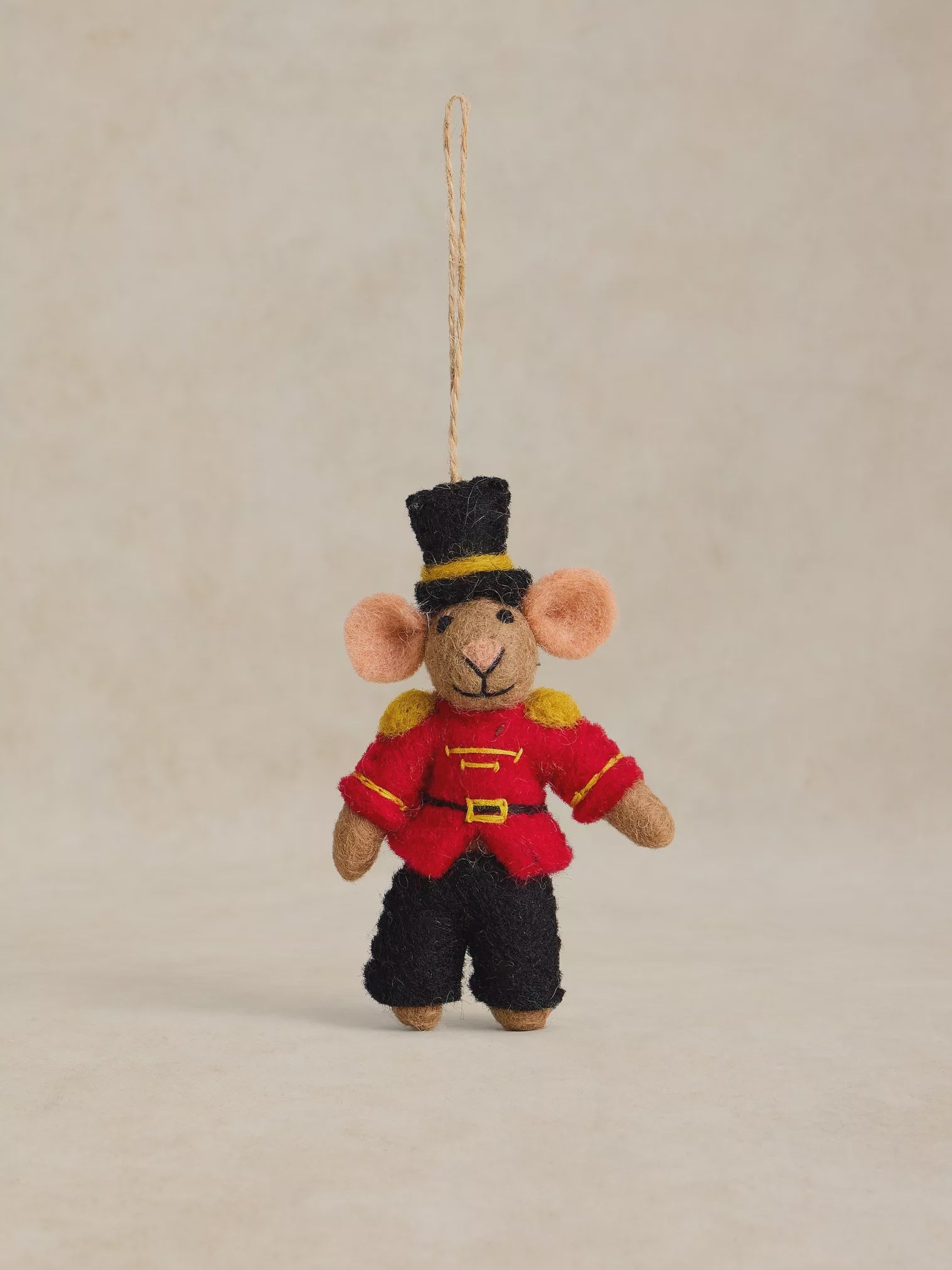 White Stuff Nutcracker Mouse Hanging Dec Red Multi