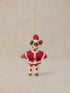 White Stuff Santa Giraffe Hanging Dec Red Multi