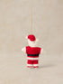 White Stuff Santa Polar Bear Hanging Dec Red Multi