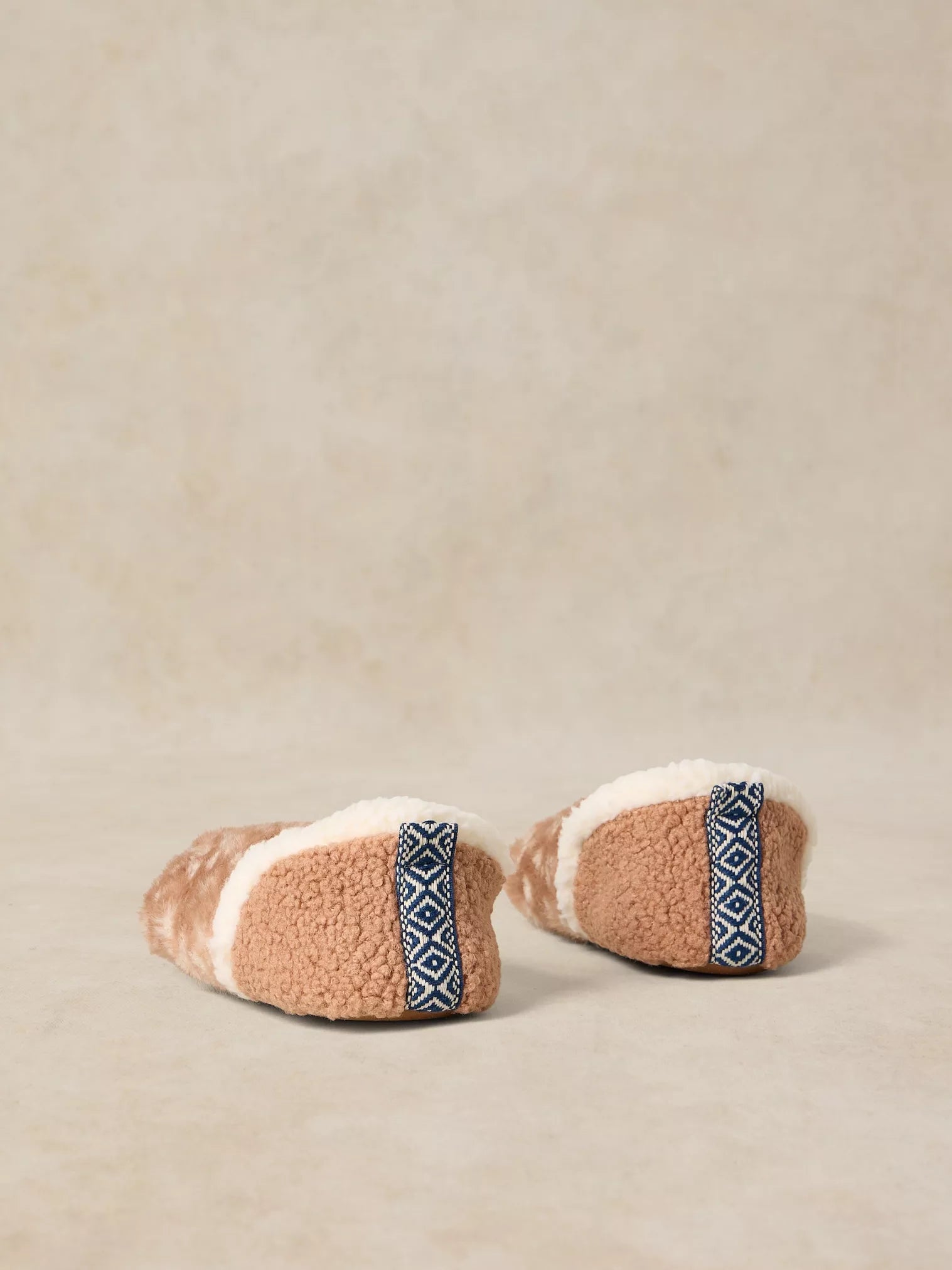 White Stuff Reya Faux Fur Slipper Tan Multi