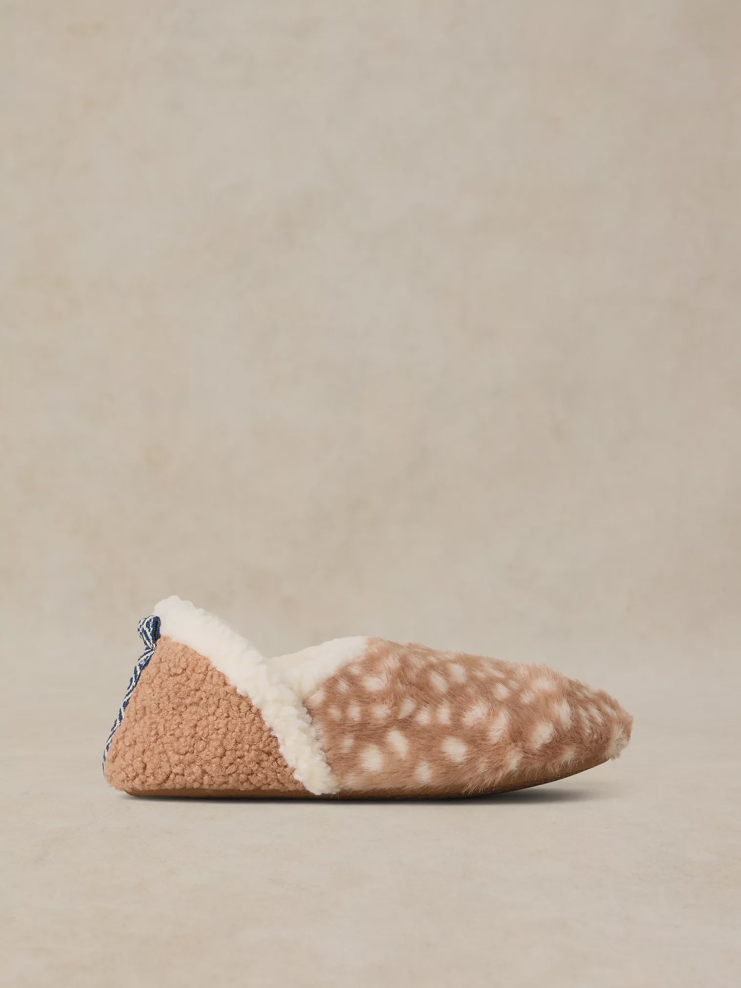 White Stuff Reya Faux Fur Slipper Tan Multi