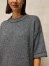 White Stuff Kate Sparkle Tee Dark Grey