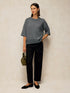 White Stuff Kate Sparkle Tee Dark Grey