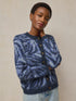 White Stuff Fluffy Animal Cardi Blue Multi