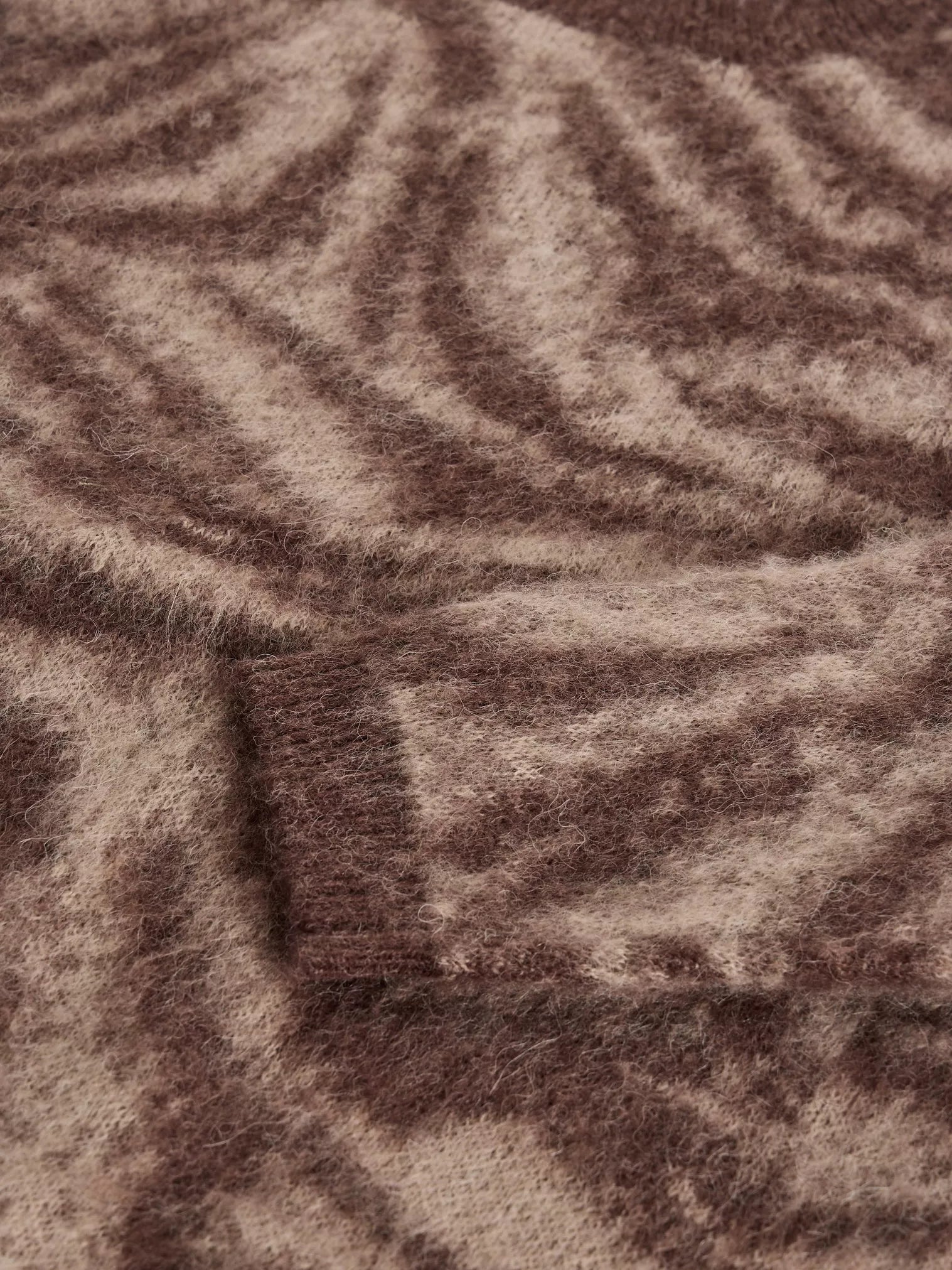 White Stuff Fluffy Animal Jumper Natural Multi