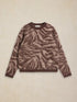 White Stuff Fluffy Animal Jumper Natural Multi