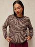 White Stuff Fluffy Animal Jumper Natural Multi