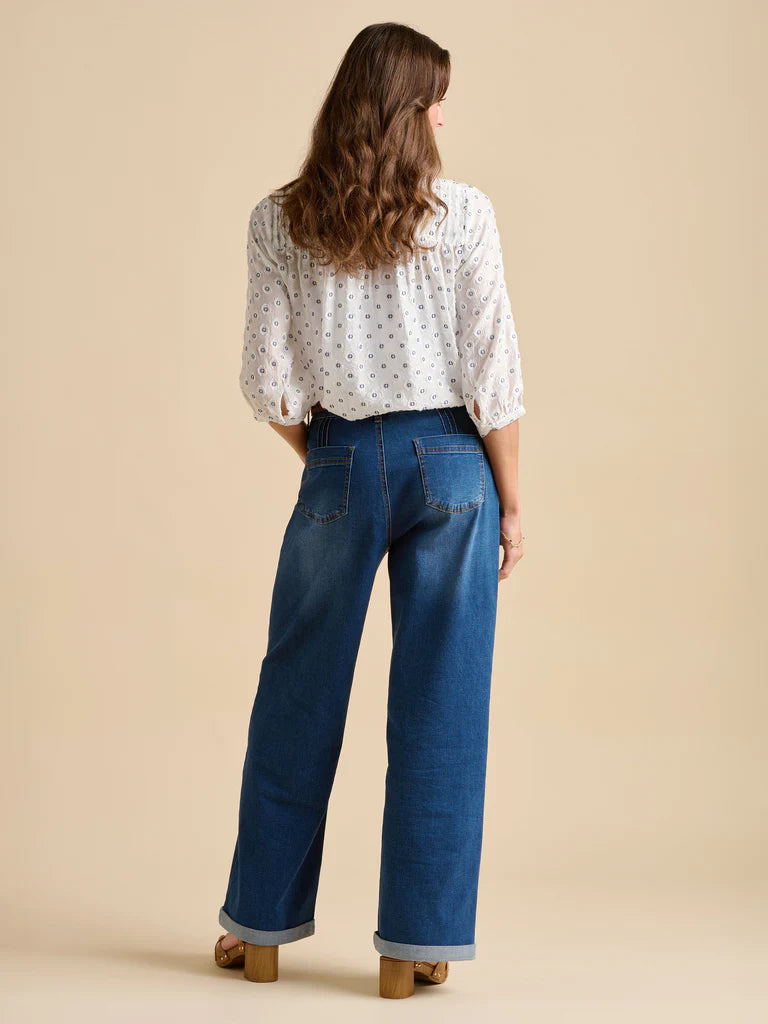 Brakeburn Boardwalk Blouse Cream