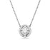 Swarovski Sparkling Dance White Rhodium Necklace