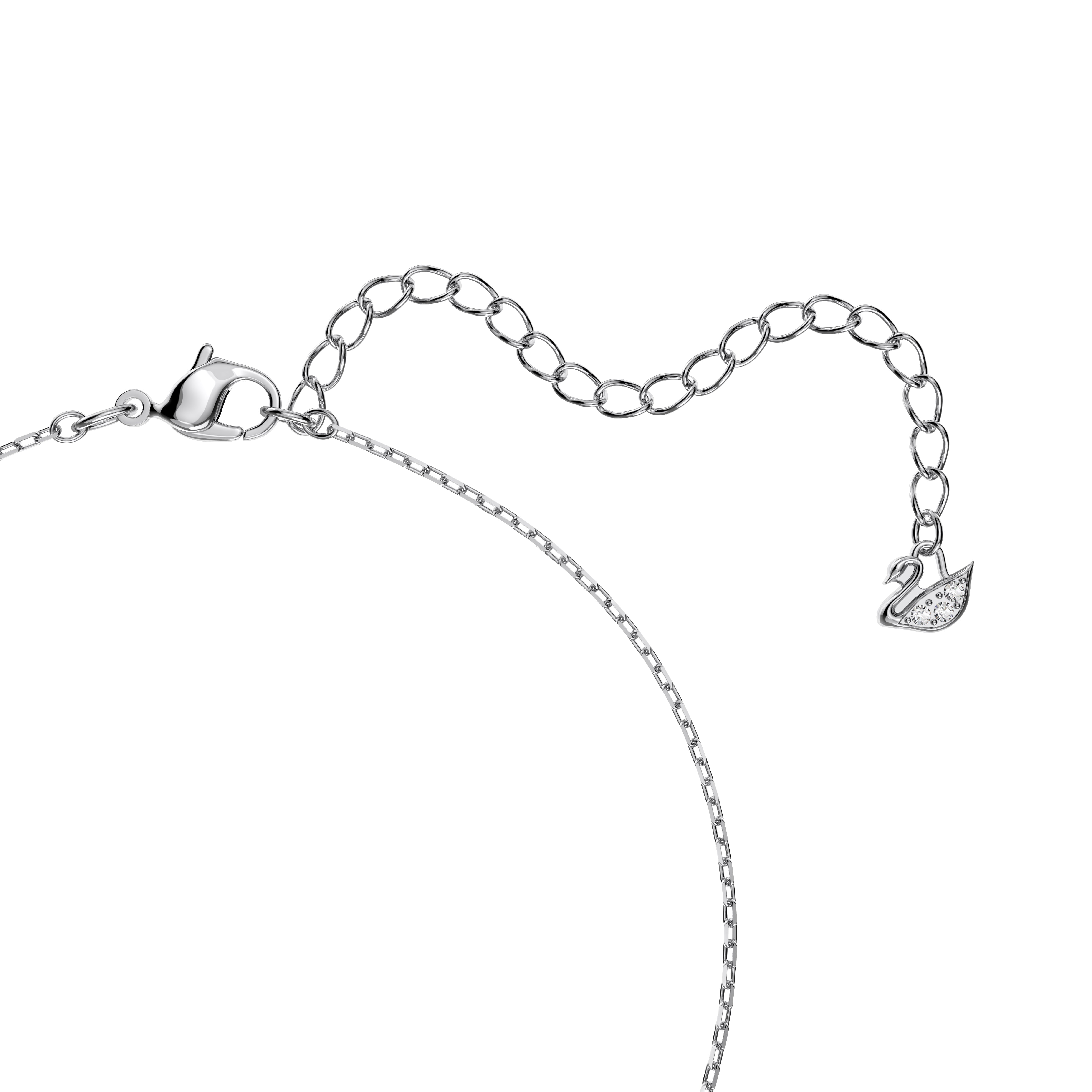 Swarovski Sparkling Dance White Rhodium Necklace