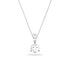 Swarovski Solitaire Pendant Rhodium Necklace