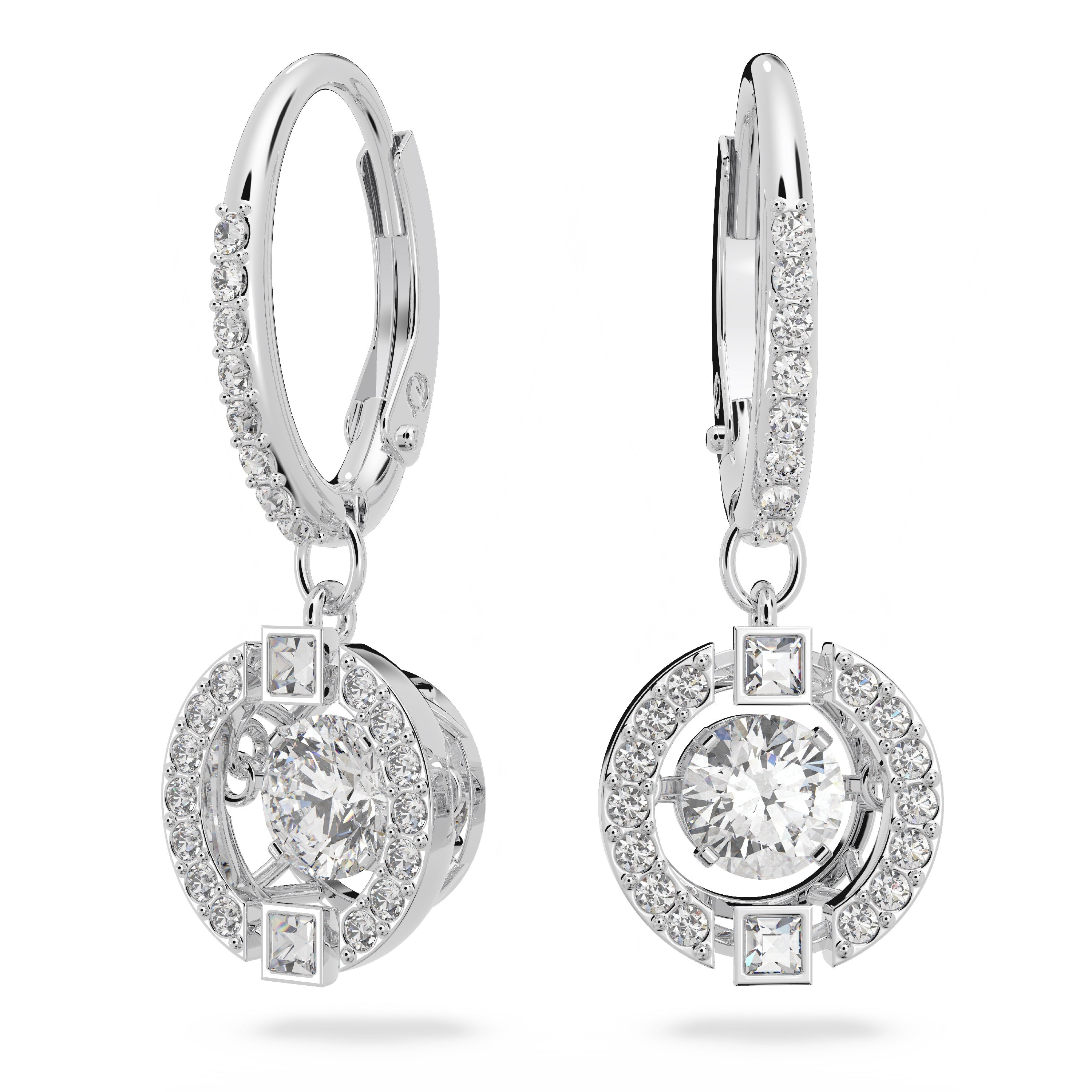 Swarovski Sparkling Dance Rhodium Earrings